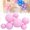 7pink, variant on Reusable Balloon Garland Cluster Latex Free Inflatable PVC Arch Kit with Elastic Bands for Birthday Wedding Party Backdrop Decor, Eco-Friendly Linked Balloons for Graduation Anniversary Celebration