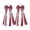 C003- Wine, variant on Kids Bike Accessories, 4Th of July Bike Decorations for Student, Girls Bike Accessories, 4Th of July Streamers, 7X3 Inch 2-Piece Navy Gingham Ribbon Bow Ornaments, Lace Tassel