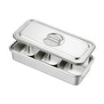 thumbnail image 2 of Siruishop Food Chafer Buffet Chafer Set Rectangular Catering Party Catering Buffet Set Hot 3 Compartments, 2 of 8