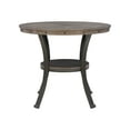 thumbnail image 6 of Holloway 42" Round Counter Height Pub Table, Pewter, 6 of 8