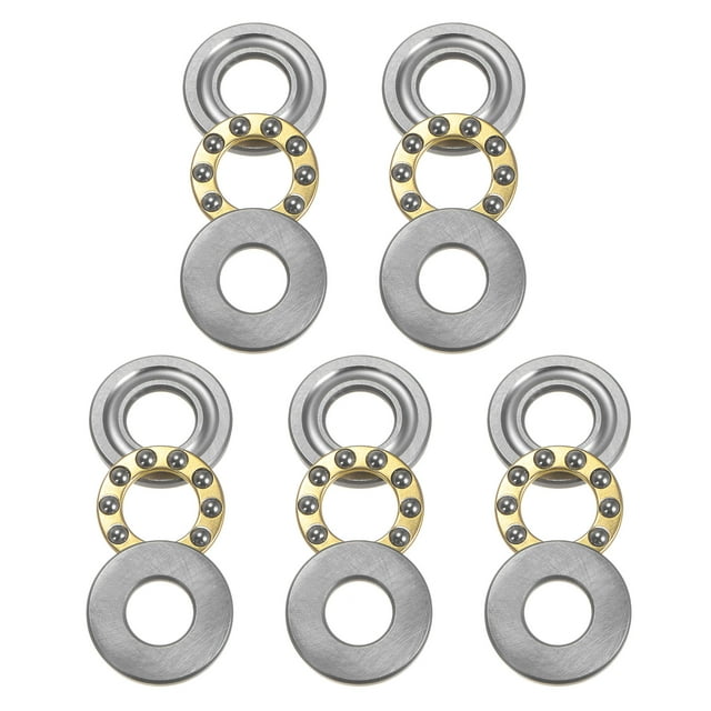 Unique Bargains F9-20M Roulements à Billes Miniatures 9x20x7mm Acier Chromé avec Rondelles Lot de 5