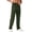 Green, variant on Men's Lightweight Spring Summer Running Sweatpants Loose Fit Open Bottom Mesh Athletic Pants with Pockets Big and Tall Size S-3XL Black