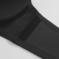 thumbnail image 5 of Ohufall Bra for Women Lace Print Wireless Gathered Thin Bra Solid Color Comfortable Breathable Daily Underwear,36-42B, 5 of 5