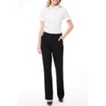 thumbnail image 5 of Made by Olivia Women's Solid Regular Rise Boot-Cut Stretch Office Slacks with Back and Side Pockets, 5 of 5