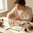 thumbnail image 4 of DIY Sea Glass Painting Christmas Hanging Ornament Kit – 5D Crystal Christmas Church Art Craft – Christmas Animal Sea Glass Art Decoration for Hand‑Making Home Tabletop Artwork, 4 of 6