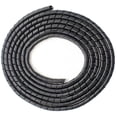 thumbnail image 4 of Spiral Wrap Cable Organizer - Cable Tie Distributor Pc Tv Wire Management Sleeve Black, 4 of 9