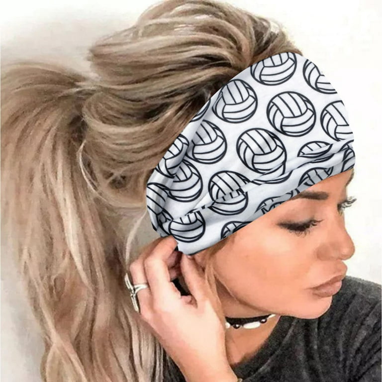JNGSA Wide Boho Headbands Headwrap Stretch Hair Bands Bandana Yoga