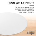 thumbnail image 4 of DESKU - Circle Gaming Chair Mat, Computer and Office Chair Mat for Hard Floors, Clear, 46 Inches, 4 of 6