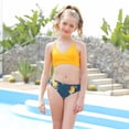 thumbnail image 6 of SILVERCELL 7-14Y Girls Bikini Swimsuits Bikinis Bathing Suit Beachwear, 3 Pieces, Size 7-14T, 6 of 8