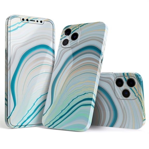 DesignSkinz Pastel Marble Slate Full-Body Skin Decal Wrap Cover for iPhone 16