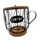 thumbnail image 5 of Organizador de cápsulas de café, contenedor de cápsulas de café, accesorios de barra de café de alambre oro y l, 5 of 9