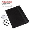 thumbnail image 4 of TETSELF Magnetic Screen Door, 83" x 39", Black, Heavy-Duty Mosquito Mesh, Drill-free Installation For Entry, Bedroom & Patio Doors, 4 of 8