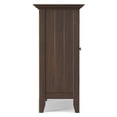 thumbnail image 4 of Simpli Home Bedford 32 inch Wide Solid Wood Transitional Low Storage Media Cabinet in Dark Tobacco Brown, 4 of 11