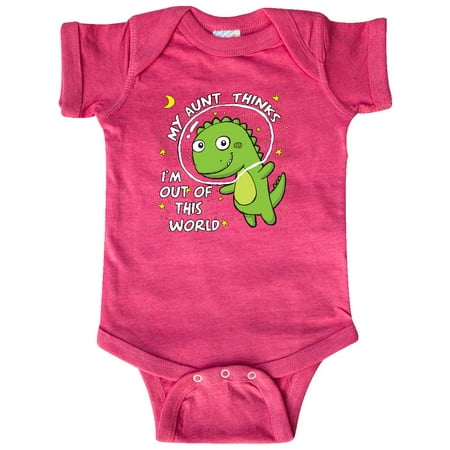 

Inktastic My Aunt Dinosaur Gift Baby Boy or Baby Girl Bodysuit