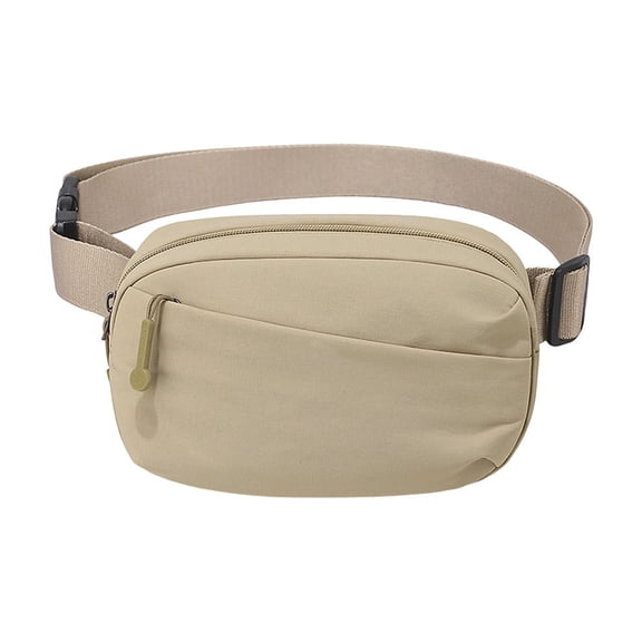 Lzobxe Fanny Packs for Women, Lightweight Travel Belt Bag for Small Necessities, Compact Hiking Bags On Waist for Phone, Wallet, Earphone