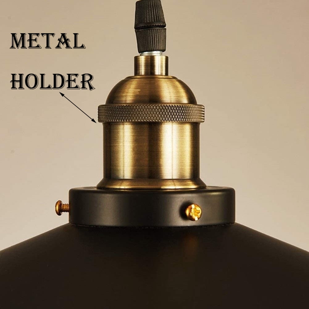Industrial style black metal pendant lighting for kitchen island vintage American iron pendant lamp retro farmhouse rustic pendant light fixture adjustable ceiling hanging lamp for dining room table