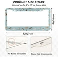 thumbnail image 3 of Cute Dog License Plate Frame - 2 Pack Universal Stainless Steel License Plate Holder with Screws & Chrome Caps, 2 Holes Car License Plate Cover for US Vehicles Home Decor, 3 of 7