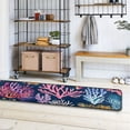 thumbnail image 7 of Tropical Coral and Fish Hallway Runner Rug 2' X 6' Area Rug Non-Slip Entryway Carpet Soft Washable Door Mat Kitchen Bedroom Living Room, 7 of 7