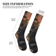 thumbnail image 2 of Compression Socks for Women and Men - Sunset Meditating Doberman Compression Socks Circulation for Workout, 2 of 8