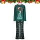 thumbnail image 2 of Pijamas Navideños Para La Familia Trajes A Juego Moda Mangas Largas Mujeres Impreso Top + Pantalones Conjunto Odeerbi ODB190031, 2 of 6