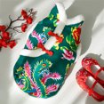thumbnail image 3 of Vestido de año nuevo, vestido para mascotas, ropa para perros y gatos, ropa para perros, ropa de otoño e invierno, suministros para festivales, chaleco cálido para perros de Navidad, 3 of 5
