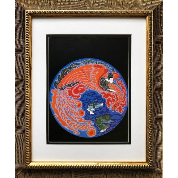 Erte "Dream Voyage" CUSTOM FRAMED Print Generic