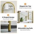 thumbnail image 4 of 5-Tier Arched Bookshelf, Industrial Style Open Bookcase with Metal Frame, Freestanding Display Shelving Unit for Living Room, Bedroom, Office Storage, 4 of 8