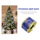 thumbnail image 4 of Cinta de árbol de Navidad con lazos de organza para decoración del hogar (color azul) JShteea Libre de BPA, 4 of 9
