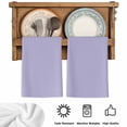 thumbnail image 5 of Pure Lavender Kitchen Towels Set of 4, Simple Solid Color Absorbent Dish Towels for Kitchen, Microfiber Hand Towel, Quick Drying Tea Towel for Cleaning Decorative Dishcloths, 5 of 7
