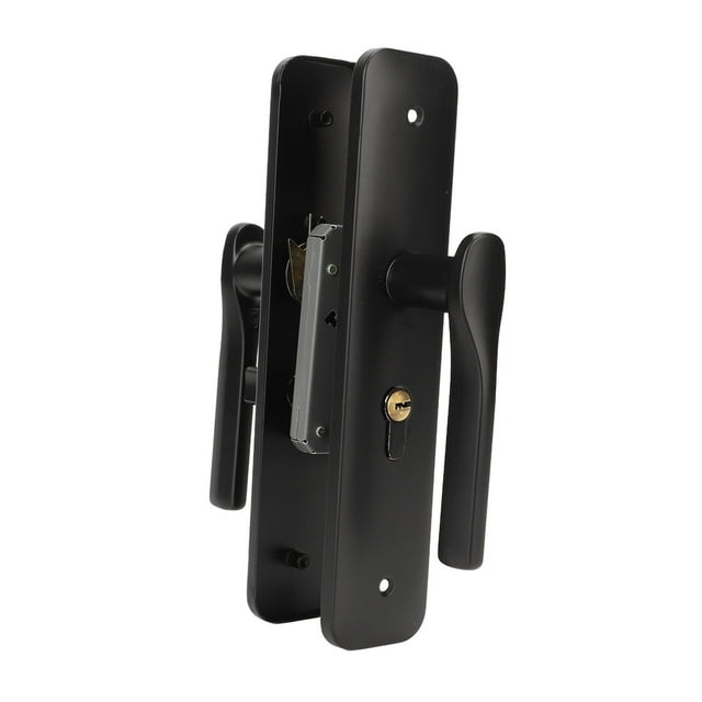 Door Lock Set Oxidation Resistant Coating Rust Proof Comfortable Grasp Stainless Steel Door Handle for Bedroom Bathroom