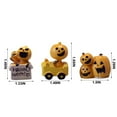 thumbnail image 2 of HCTSHG 3PCS Halloween Miniature Ornament, Mini Figurines Ornaments Set, Small Resin Miniature Pumpkin Ghost Accessories Decorations for Halloween Party, 2 of 4