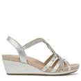 thumbnail image 3 of LifeStride Womens Miami Wedge Sandal - Medium & Wide Width, 3 of 9