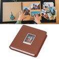 thumbnail image 1 of 288 Pockets Photo Album, 3inch Large Capacity Photo Album for Instant Camera, Leather Cover Transparent Empty Photo Album for Cards Tickets Photos, 1 of 7