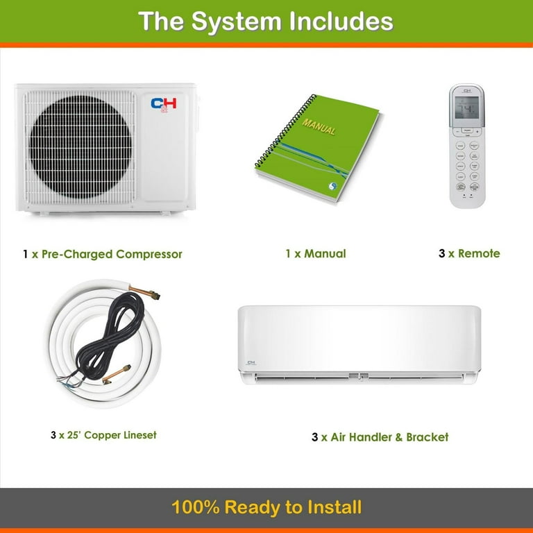 Senville Mini Split Senville 48K BTU Mini Split AC/Heat Pump