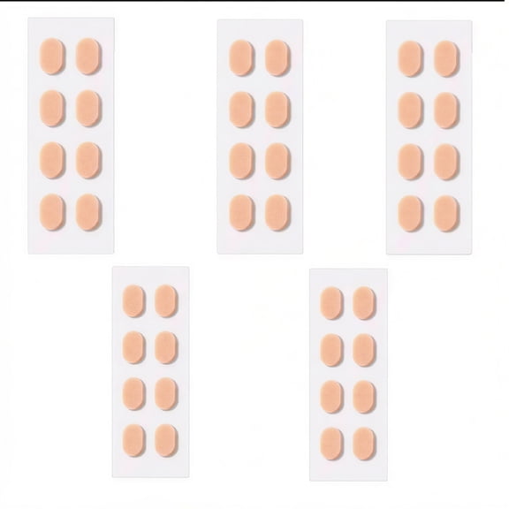 ICERUN 5 Pcs Glasses Nose Pad,Secure Eyeglass Nose Pads,Slip-Resistant Nose Pads for Glasses Anti Slip