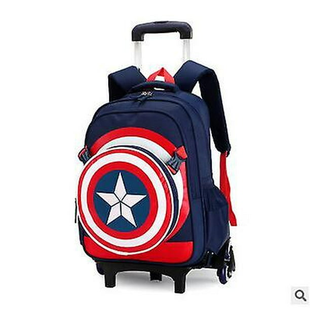 Kids top backpack trolley