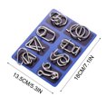 thumbnail image 3 of Teissuly 8 Pcs Metal Wire Puzzle Toy Brain Teaser Game Mind Test Ring Kids Gift Teissuly WER202312022538, 3 of 3