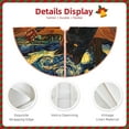 thumbnail image 3 of Sikiie Starry Night Cat Guitarist A Christmas Tree Skirt, Christmas Tree Decorations, Christmas Decor, Tree Mat Decoration(30-48IN)-36", 3 of 6