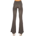 thumbnail image 3 of Women's Plus Size High Waisted Palazzo Pants Soft Stretch Print and Solid Flare Leggings, 3 of 5