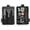 DB-Black, variant on VIPERADE VE27 EDC Pouch, 6 Pockets EDC Organizer Pouch for Men, Cordura EDC Pouch with Zipper Pocket, Multitool Pouch for EDC Gears-Black