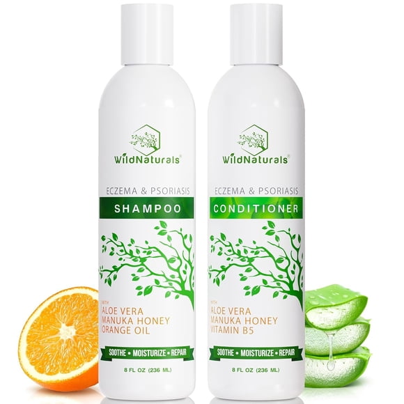 Set de champú y acondicionador Wild Naturals Eccema Psoriasis