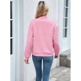thumbnail image 2 of Womens Jacket Coat Casual Stand Collar Zip Up Fall Fashion Jackets Outfits with Pockets Pink XXL, 2 of 8