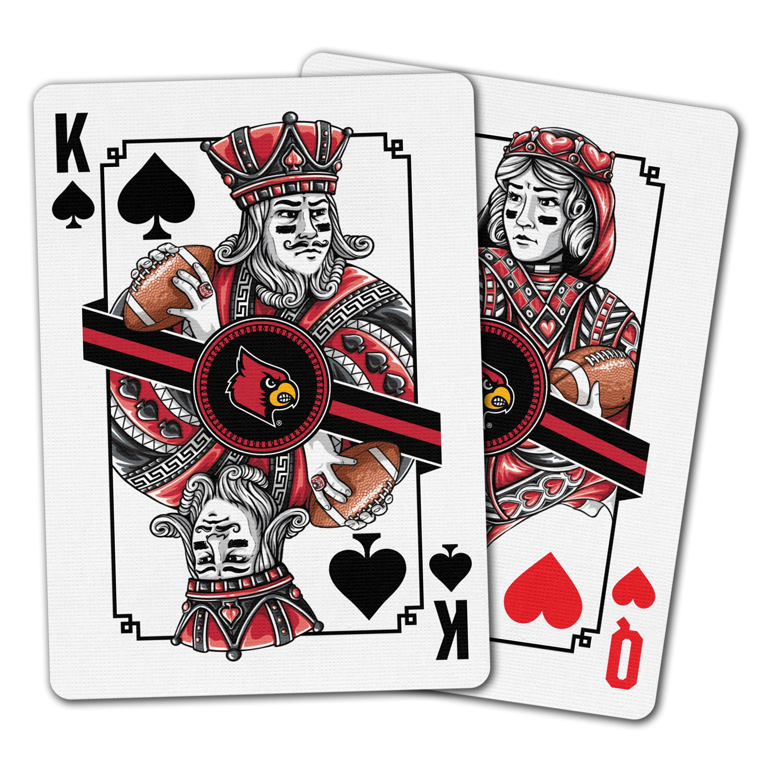 YouTheFan NCAA Louisville Cardinals Classic Series Playing Cards