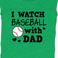 thumbnail image 4 of Inktastic I Watch Baseball with My Dad Boys or Girls Baby Bodysuit, 4 of 5