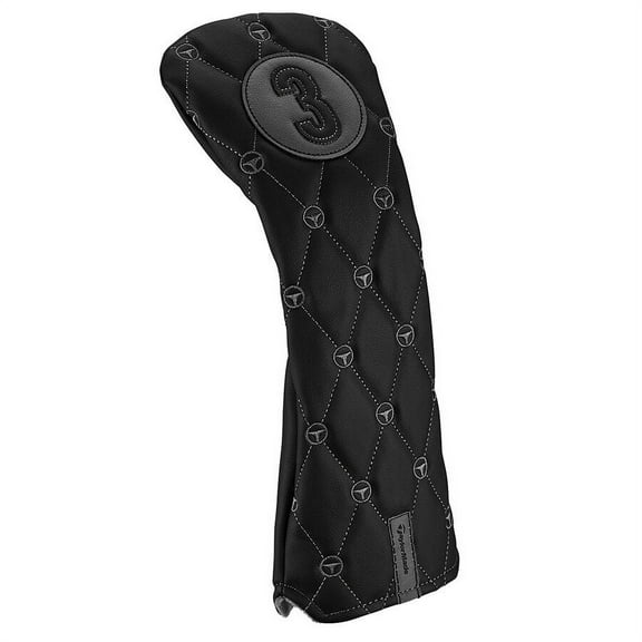 TaylorMade Golf Patterned 3 Wood Headcover Black