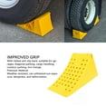 thumbnail image 3 of Wheel Chock Stopper, Rear Handle Weather Resistant Wheel Chock Wedge Stackable Storage Deformation Proof  for Boat Trailer, 3 of 7