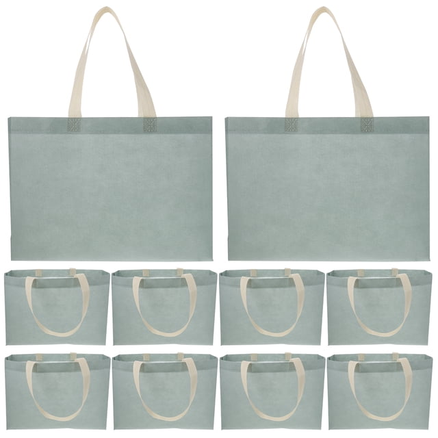 50pcs Non-woven Gift Packing Hand Bags Portable Shopping Bags Gift Storage Tote Bags