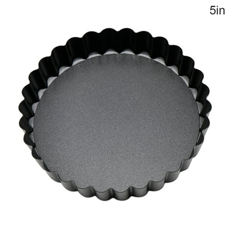 

3Pcs Cake Mold Mini Pan Carbon Steel Removable Bottom Mould Lace Reusable Cupcake