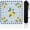 U0004646931.5"x31.5", variant on Strawberry Patch Mahjong Mat, Blue Checkerboard Tabletop Game Mat with