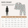 thumbnail image 4 of Hirioo Watermelon for Women's Pajama Sets 2 Piece Pjs Women's Long-Sleeved Pajama Set Button Down Sleepwear,S-XXL-XX-Large, 4 of 7
